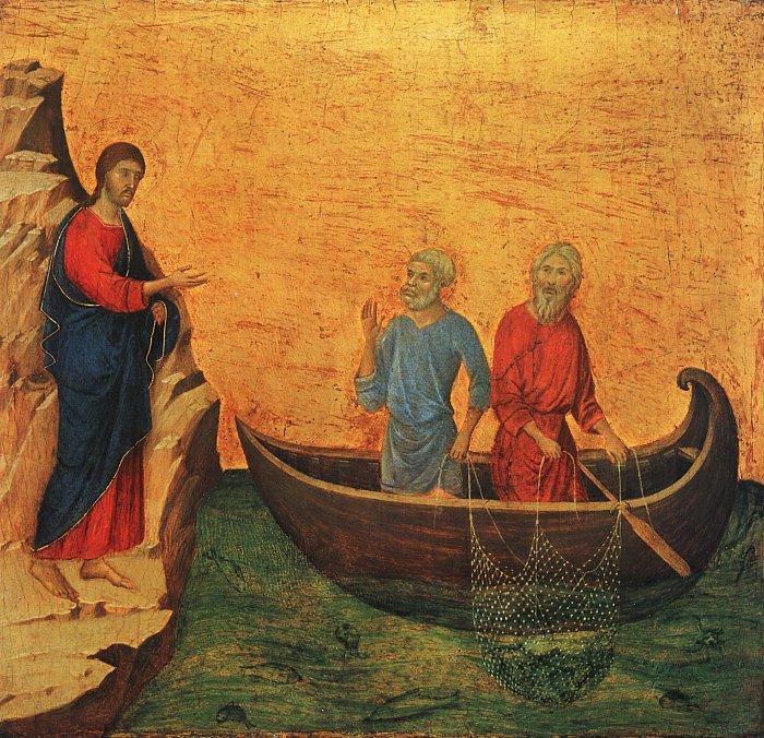 Duccio di Buoninsegna The Calling of the Apostles Peter and Andrew France oil painting art